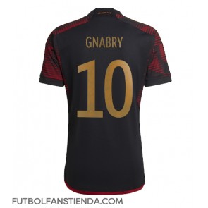 Alemania Serge Gnabry #10 Segunda Equipación Mundial 2022 Manga Corta